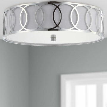 Aria Metal LED Flush Mount - JONATHAN Y